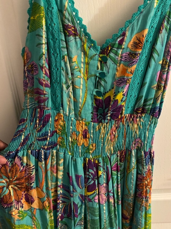 Dresses & Skirts - NEW! Green Floral Printed Maxi Dress